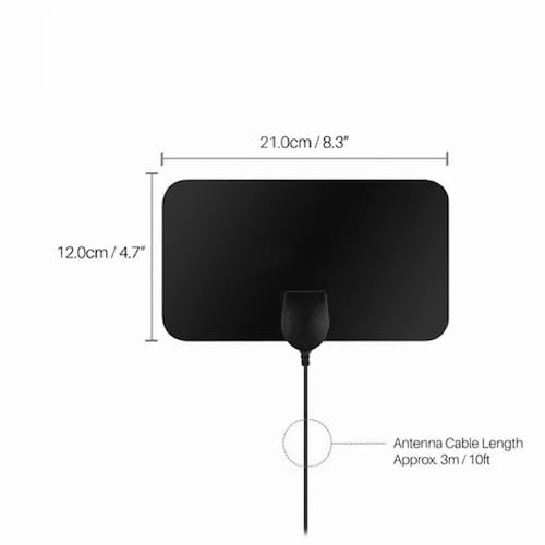 Antena De Tv Digital Hd 1080p Para Interiores Portátil Atsc