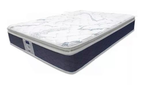 Colchon Matrimonial Restonic Bari Resortes Colchon Eurotop.