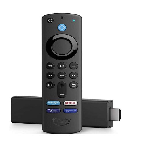 Fire tv stick lite incluye funda de silicona para control remoto.