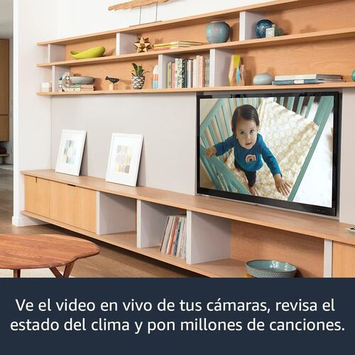 Fire tv stick lite incluye funda de silicona para control remoto.
