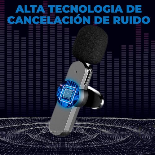 Microfono de solapa inalambrico