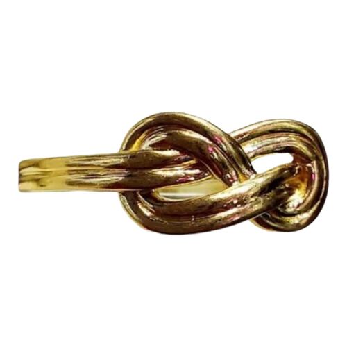 Anillo Infinito Rayado Oro 10K. + Obsequio