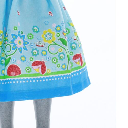 Vestido Niña Azul Catarinas 1 a 8 años 3539.