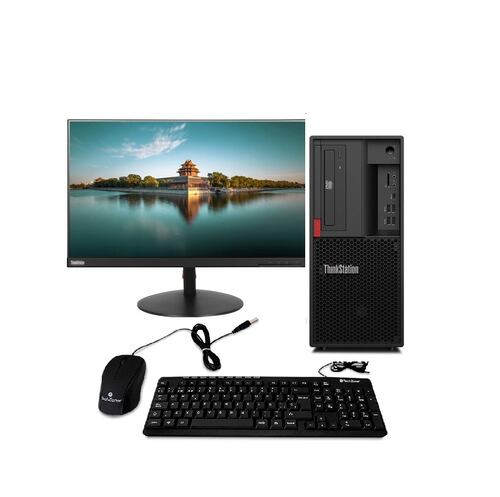 PC Workstation Lenovo P520C TWR- Intel Xeon W2133- 32GB RAM- 1TB SSD + 2TB HDD- Monitor 22"- Windows 10 Pro- Equipo Clase A, Reacondicionado. .