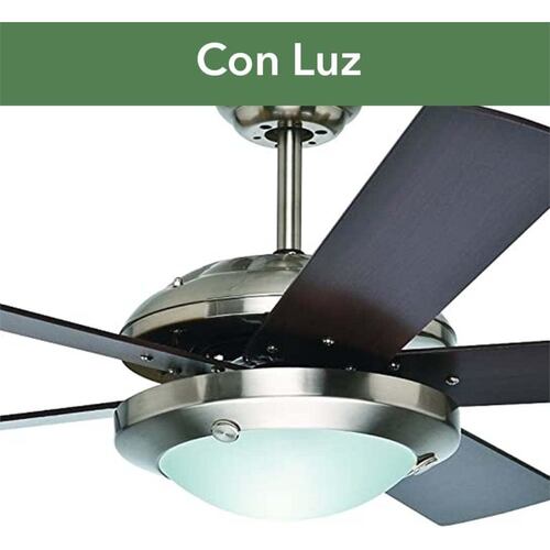 Ventilador techo HUNTER 21767 52 pulgadas 5 aspas reversible.