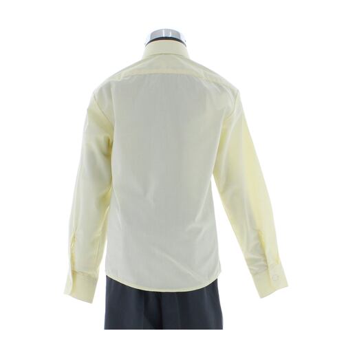 Camisa De Vestir Niño Color Beige Claro Manga Larga 3561 2 A 18 Años.