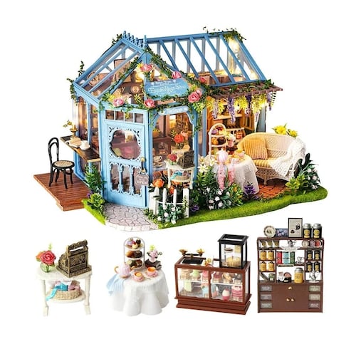 Casita Para Armar De Muñecas Miniatura Multicolor 
