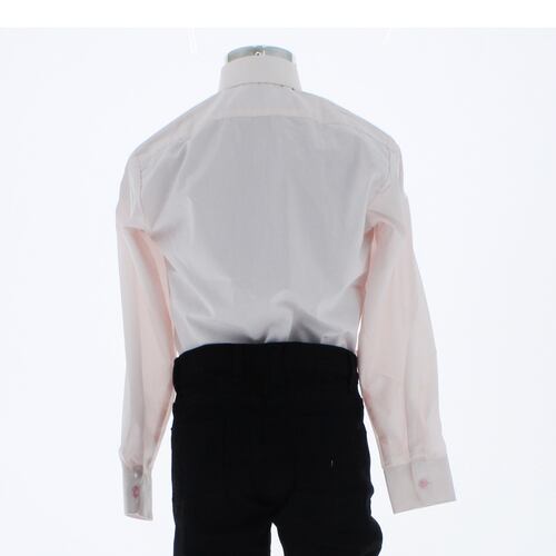 Camisa De Vestir Niño Color Rosa Manga Larga 3566 2 A 18 Años.