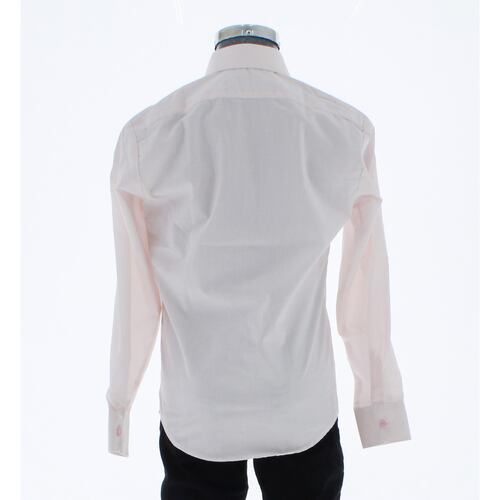 Camisa De Vestir Niño Color Rosa Manga Larga 3566 2 A 18 Años.