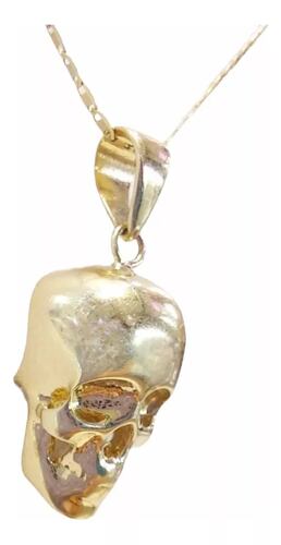 Dije Calavera Oro 10K. + Obsequio