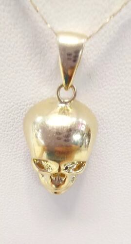 Dije Calavera Oro 10K. + Obsequio