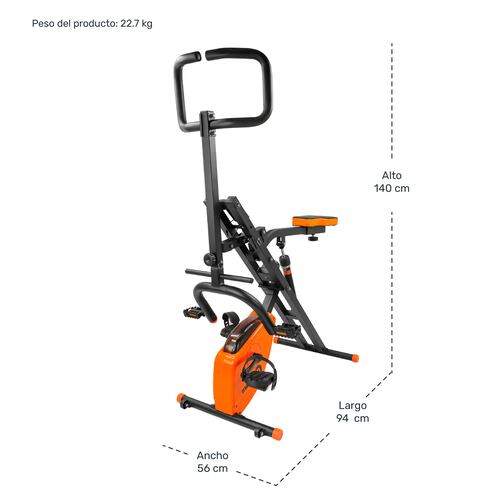 Bicicleta Magnetica Body Aparato Crunch Ejercitador 2 En 1