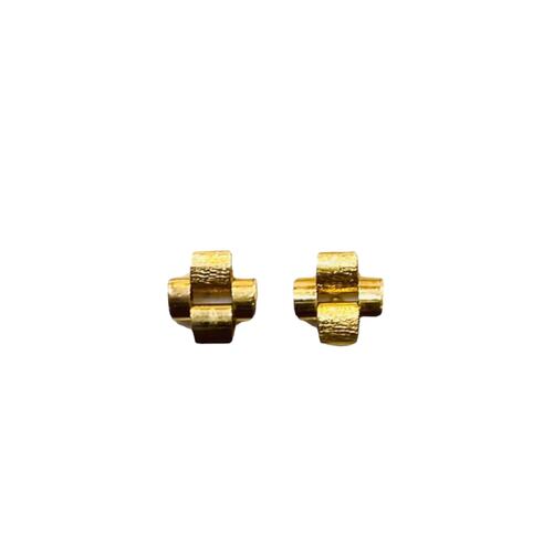 Aretes Rolex Ch Oro  14K + Obsequio