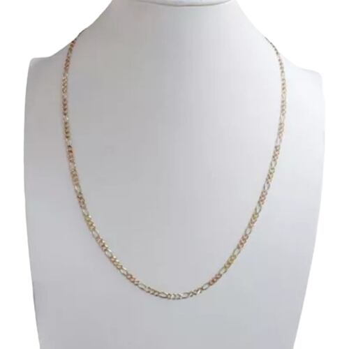 Cadena Cartier 2 Oros 14K. + Obsequio.