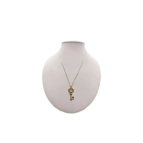 Gargantilla Llave Oro 14 K. + Obsequio