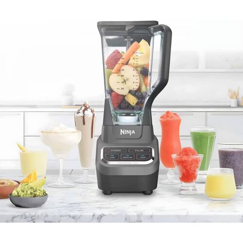 Licuadora Ninja Professional Blender 1000w Co650b 2.1 L Negra Y Plata 120v Reacondicionado Grado A