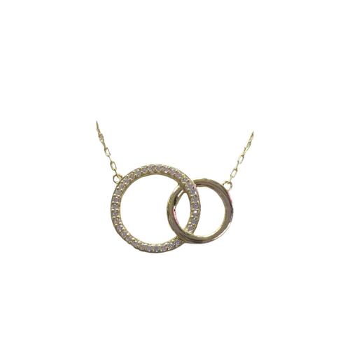 Gargantilla Aros Oro 14k. + Obsequio