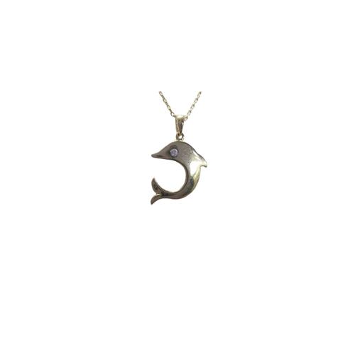 Gargantilla Delfin Oro De 14 K. + Obsequio