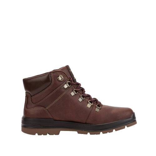 Botines Flexi de piel color vino de mujer, para senderismo, mod. 1097334