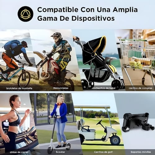 Base Soporte Porta Celular Para Bicicletas Moto De 360