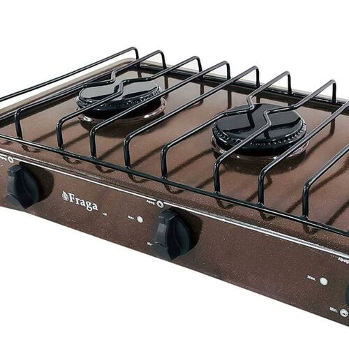 PARRILA DE MESA FRAGA P 803 PORCELANIZADA 3 QUEMADORES ORTY4.