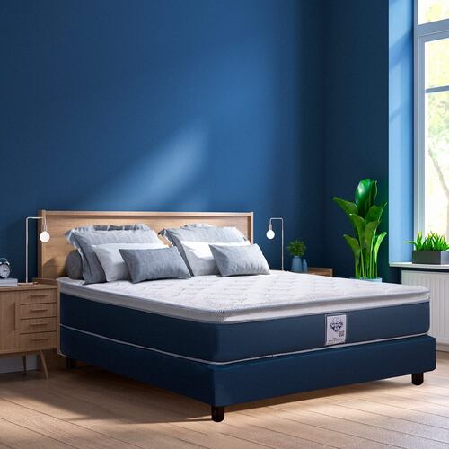 Colchon Ambar Spring Air - King Size - Box Gratis.