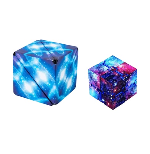 Cubo Infinito Formas Anti Estres Relajación Puzzle Cielo Estrellado