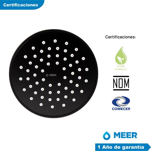 CNX Regadera para Baño con Brazo y Chapetón de Acero Inoxidable Incluidos.