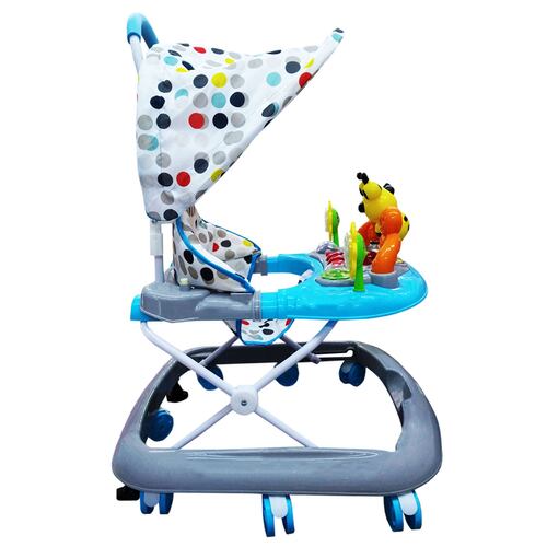 Andadera para Bebe Abeja con Toldo Babytek BH882 Azul/Gris