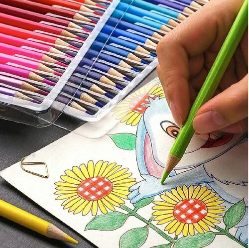 120 Colores Lápiz De Pintura Suministro Arte Boceto Aceitoso