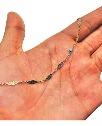 Pulsera Dama 3 Oros 10k + Obsequio