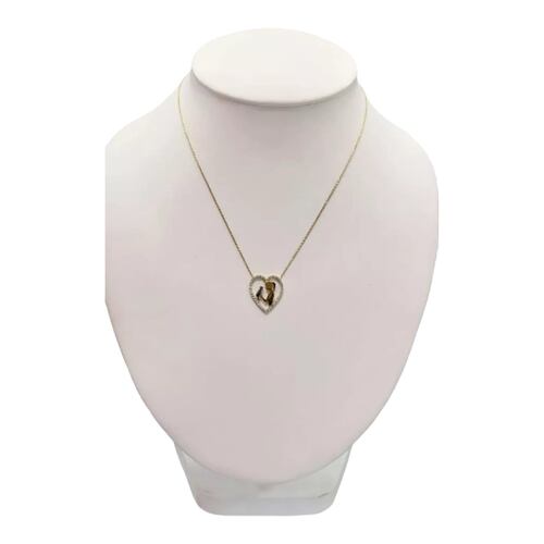 Gargantilla Corazon Mama Oro 14k. +obsequio