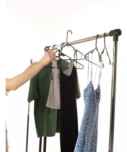 Ganchos Infantil para Ropa 100 pz Negro