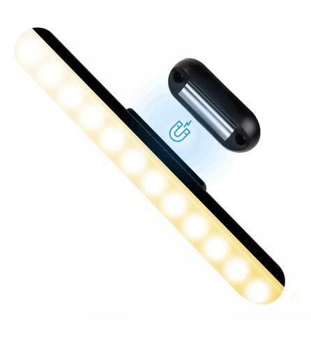 Usb Recargable Lámpara De Lectura Para Libros Portátil negro