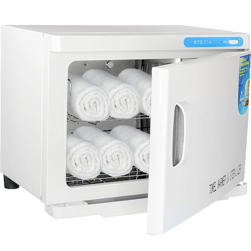 Calentador Esterilizador Toallas Luz Uv Estetica Spa