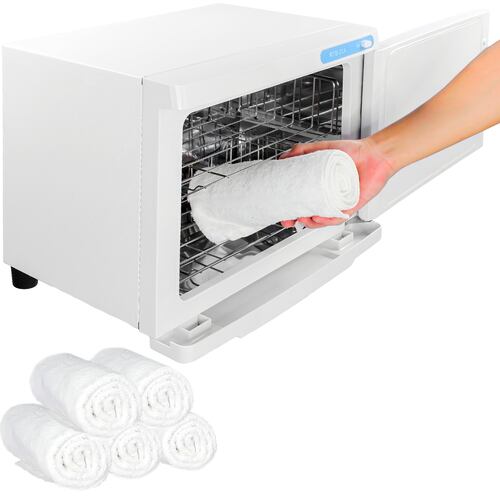 Calentador Esterilizador Toallas Luz Uv Estetica Spa