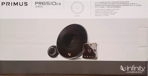 Set De Medios Infinity De 2 Vías De Gran Fidelidad Pr6510cs.