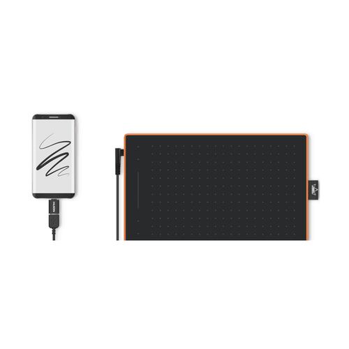 Tableta Digitalizadora Huion Inspiroy RTM-500 Naranja Dibujo