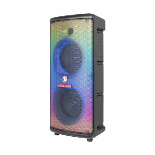 Bafle Recargable Kaiser KSW-2066 2X6.5" Luz Flama 30W RMS ALBY7*