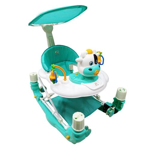 Andadera Mecedora de Vaca Semilujo Babytek TEK-101 Verde Aqua