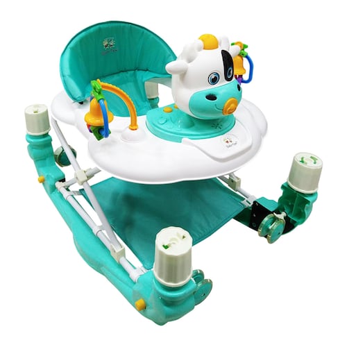 Andadera Mecedora de Vaca Semilujo Babytek TEK-101 Verde Aqua