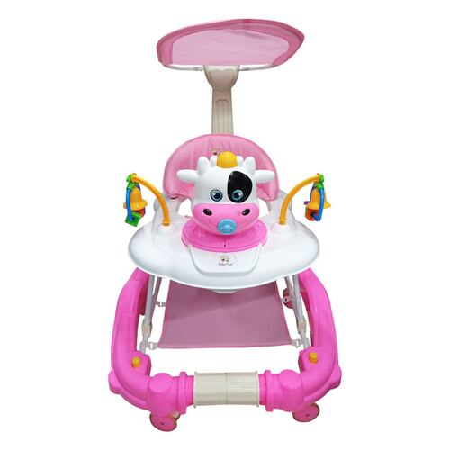 Andadera Mecedora de Vaca Semilujo Babytek TEK-101 Rosa