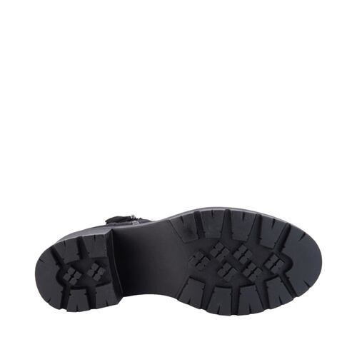 Motobota de mujer color negro, marca Tierra Bendita, con suela track, mod. 1085338