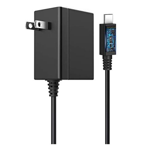 Cargador Para Nintendo Switch/lite-15v 2.6 A Negro