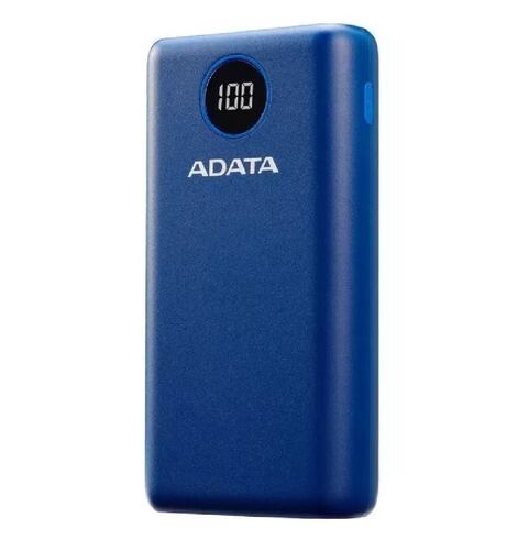 Power Bank 20000mah P20000qcd Batería Portátil Tipo C azul
