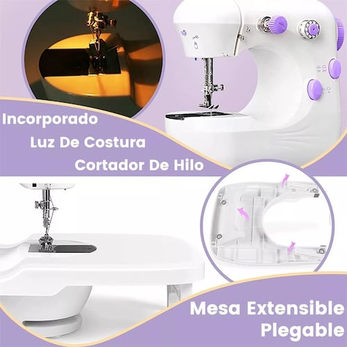 Máquina De Coser Portátil Eléctrica Con Kit De Costura