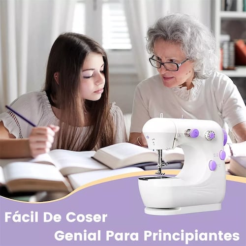 Máquina De Coser Portátil Eléctrica Con Kit De Costura