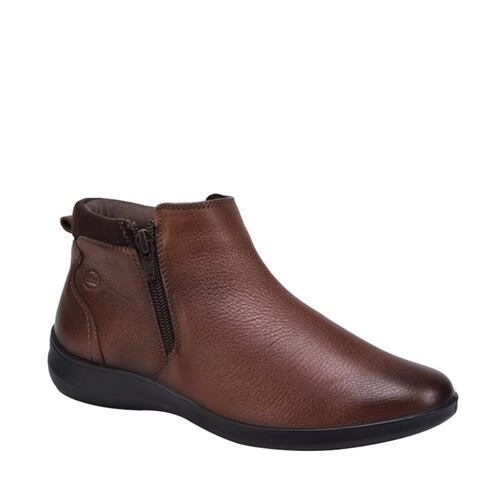 Botas marca Flexi con doble cierre, color café, mod. 943466