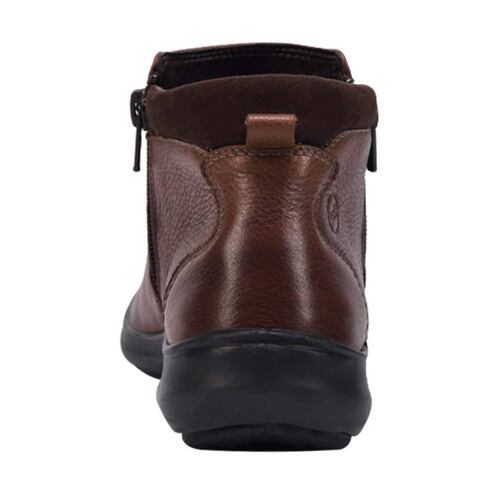 Botas marca Flexi con doble cierre, color café, mod. 943466