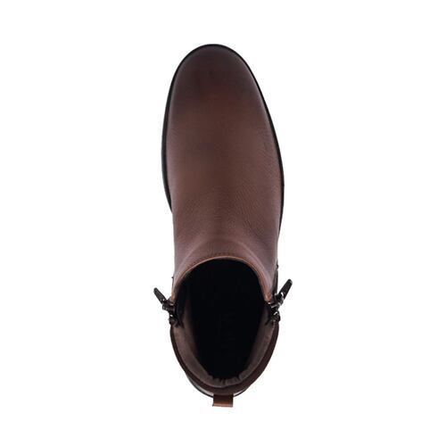 Botas marca Flexi con doble cierre, color café, mod. 943466